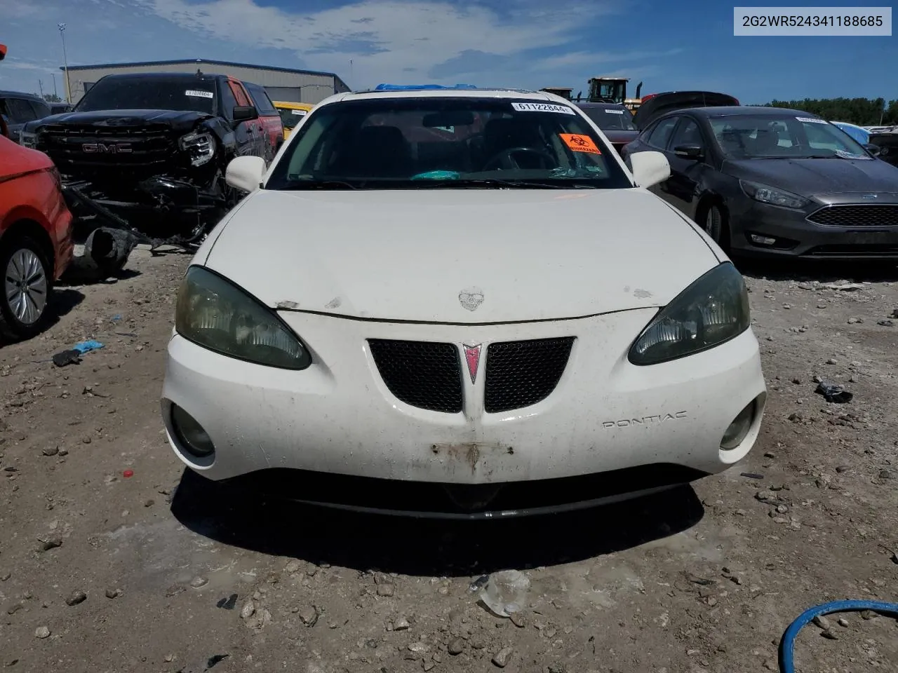 2004 Pontiac Grand Prix Gtp VIN: 2G2WR524341188685 Lot: 61122844