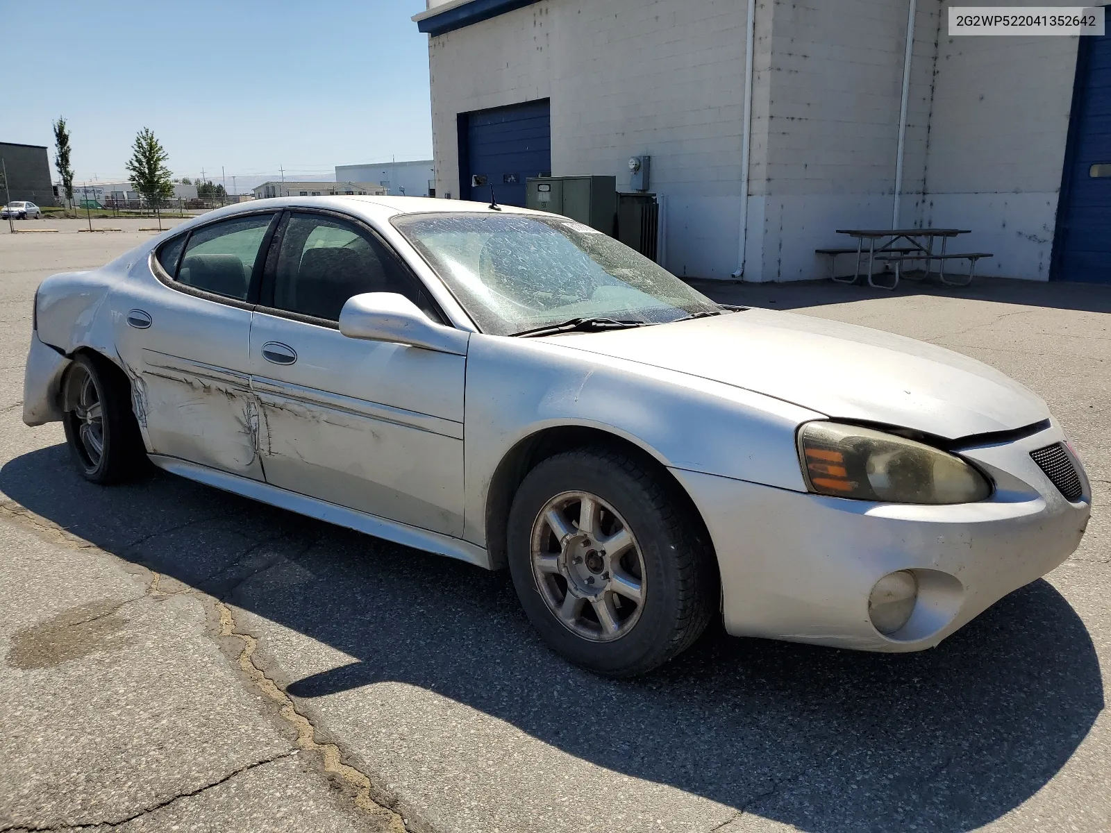 2004 Pontiac Grand Prix Gt VIN: 2G2WP522041352642 Lot: 61787284