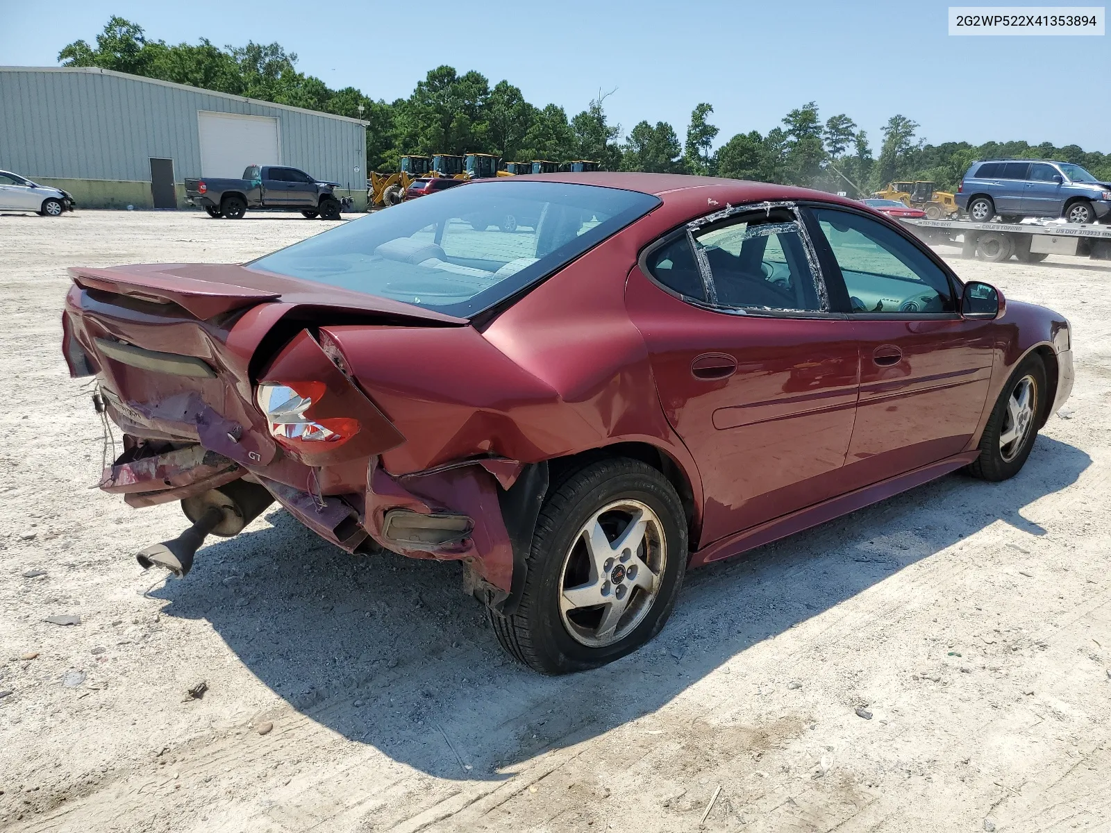 2004 Pontiac Grand Prix Gt VIN: 2G2WP522X41353894 Lot: 62796114