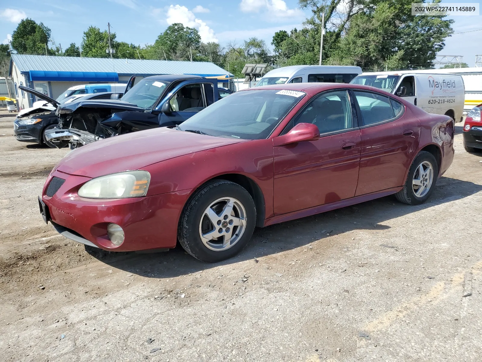 2G2WP522741145889 2004 Pontiac Grand Prix Gt