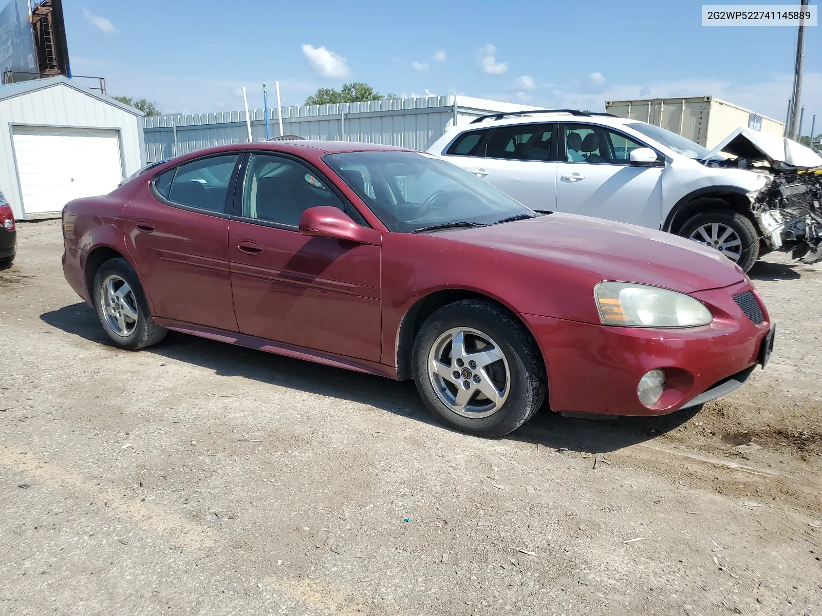 2004 Pontiac Grand Prix Gt VIN: 2G2WP522741145889 Lot: 63669334