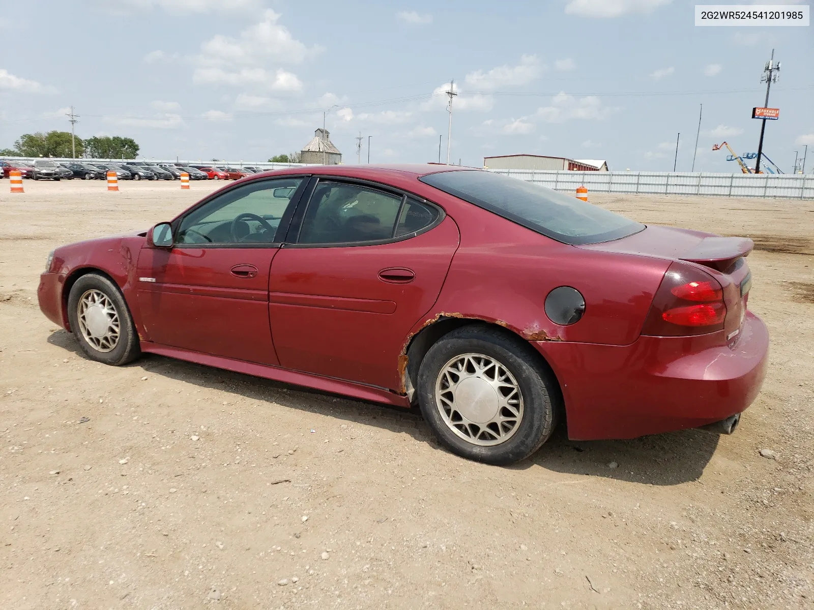 2004 Pontiac Grand Prix Gtp VIN: 2G2WR524541201985 Lot: 64650014