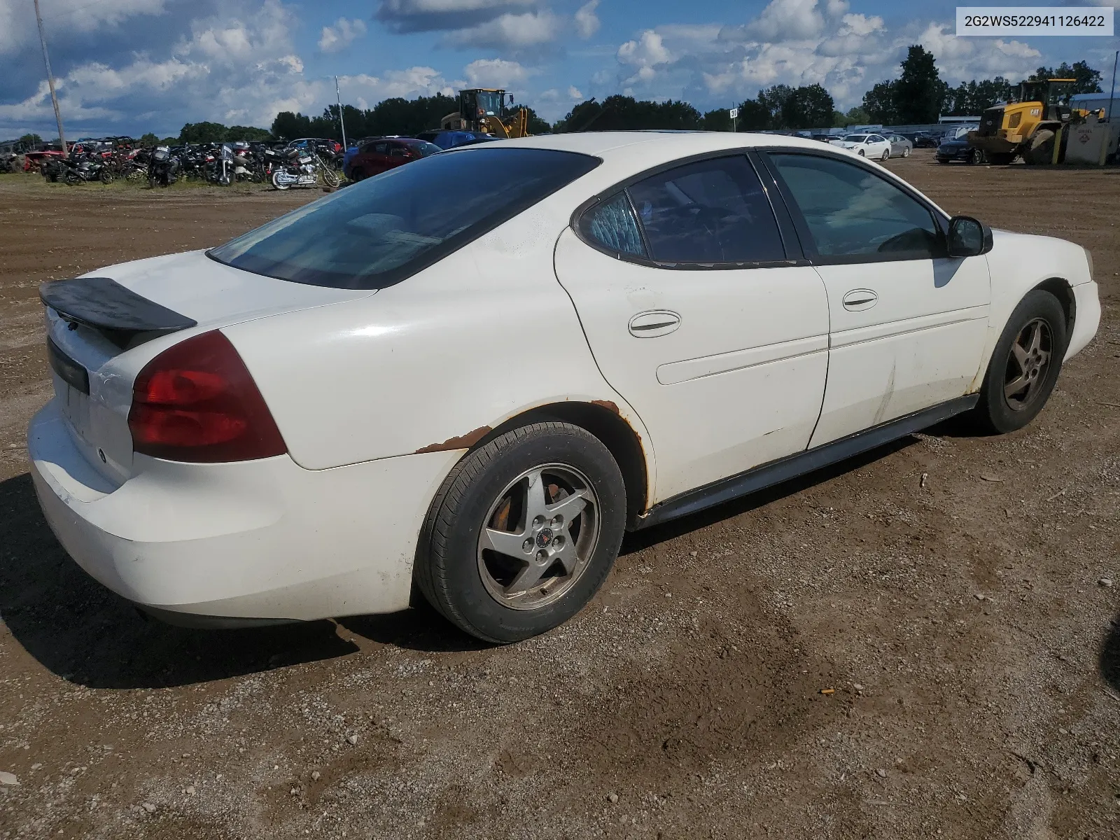 2004 Pontiac Grand Prix Gt2 VIN: 2G2WS522941126422 Lot: 64887114