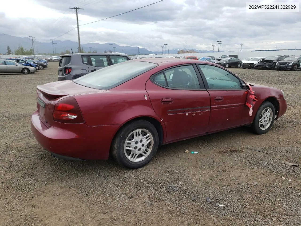 2004 Pontiac Grand Prix Gt VIN: 2G2WP522241322929 Lot: 65297824