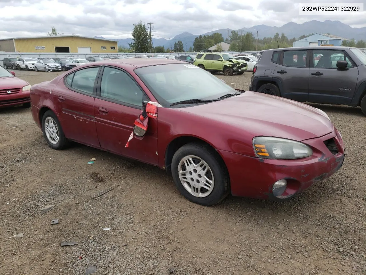 2004 Pontiac Grand Prix Gt VIN: 2G2WP522241322929 Lot: 65297824