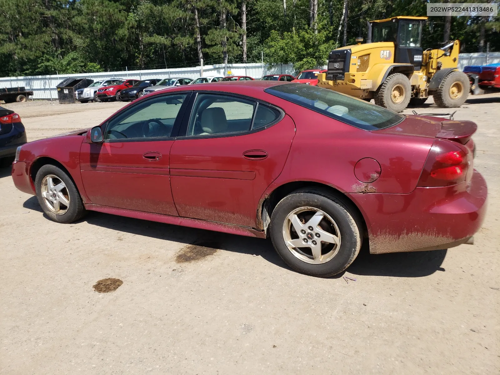 2004 Pontiac Grand Prix Gt VIN: 2G2WP522441313486 Lot: 65823954