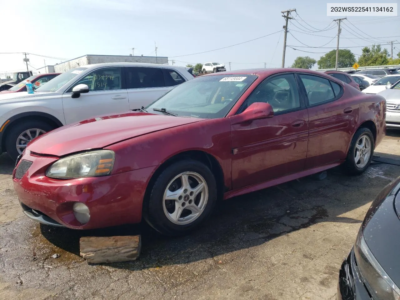 2G2WS522541134162 2004 Pontiac Grand Prix Gt2