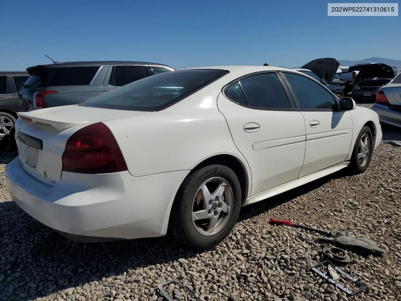 2G2WP522741310615 2004 Pontiac Grand Prix Gt