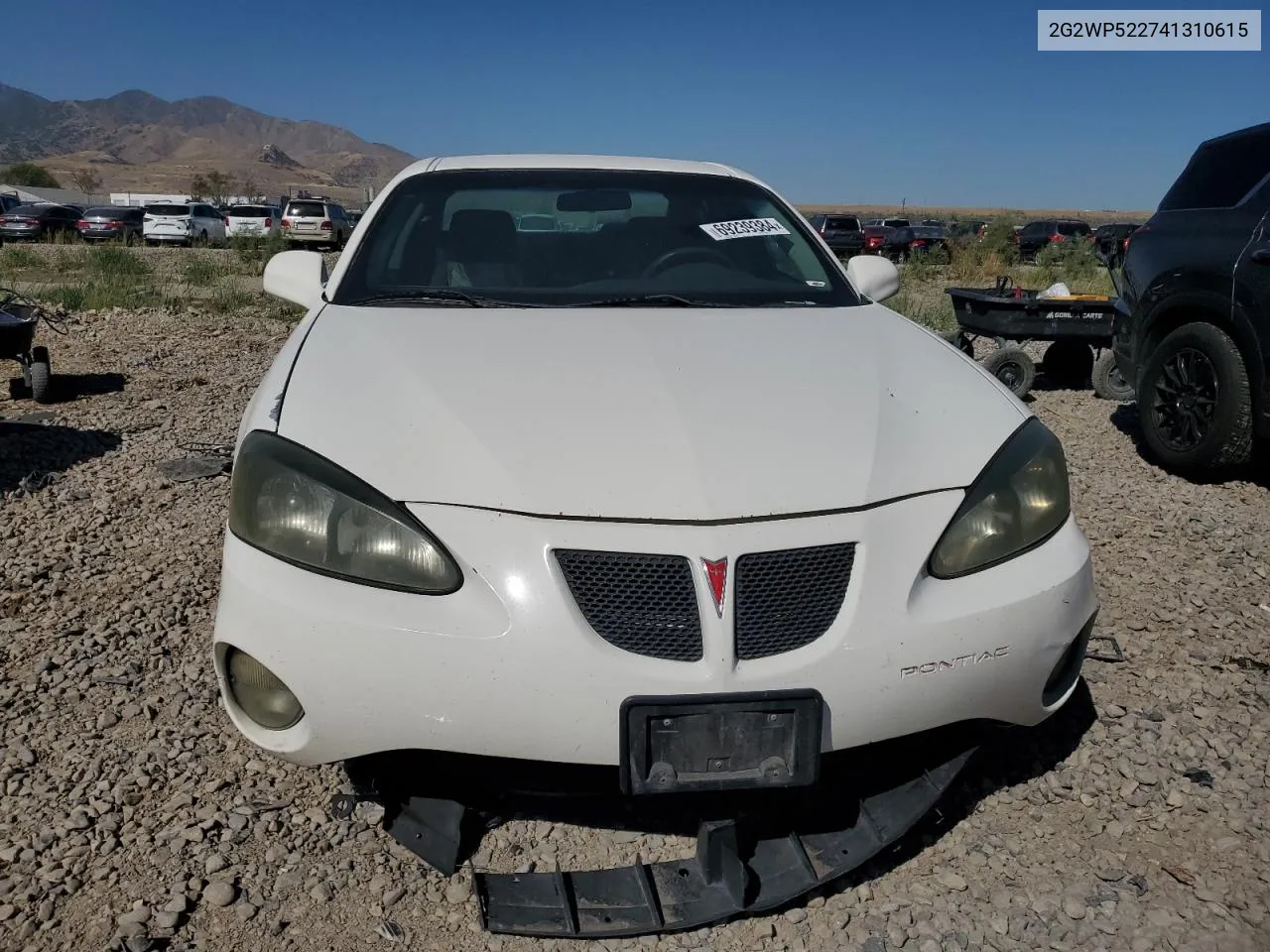 2004 Pontiac Grand Prix Gt VIN: 2G2WP522741310615 Lot: 69239384