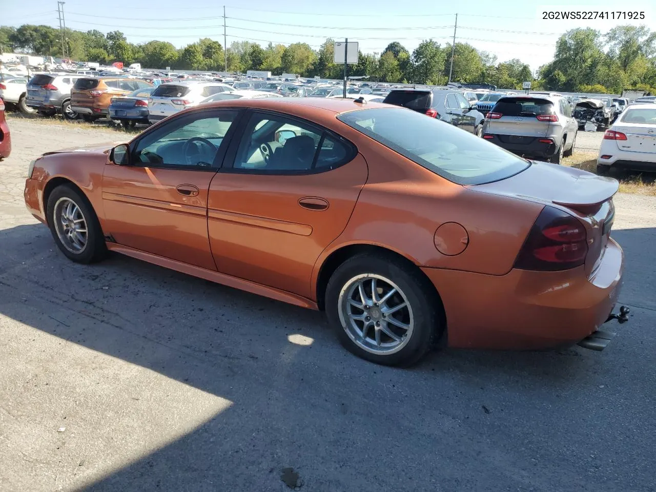 2004 Pontiac Grand Prix Gt2 VIN: 2G2WS522741171925 Lot: 70559434