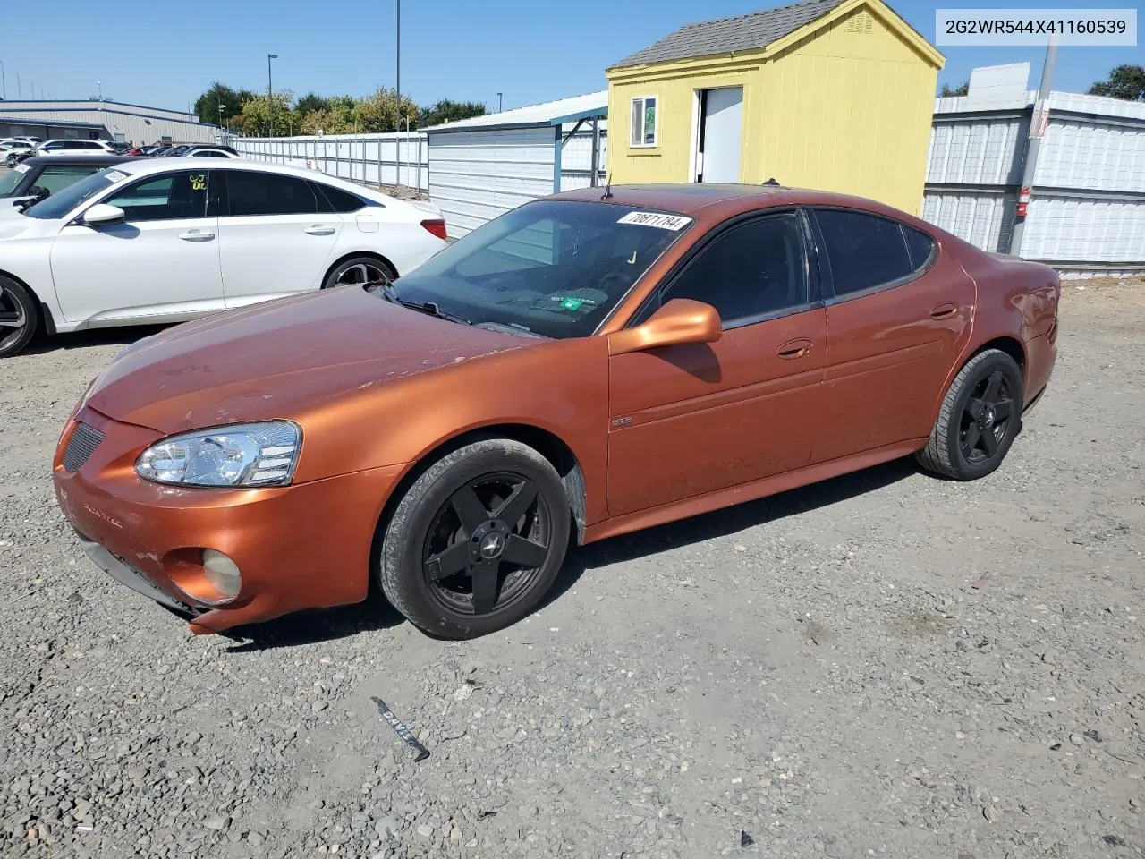 2004 Pontiac Grand Prix Gtp VIN: 2G2WR544X41160539 Lot: 70671784