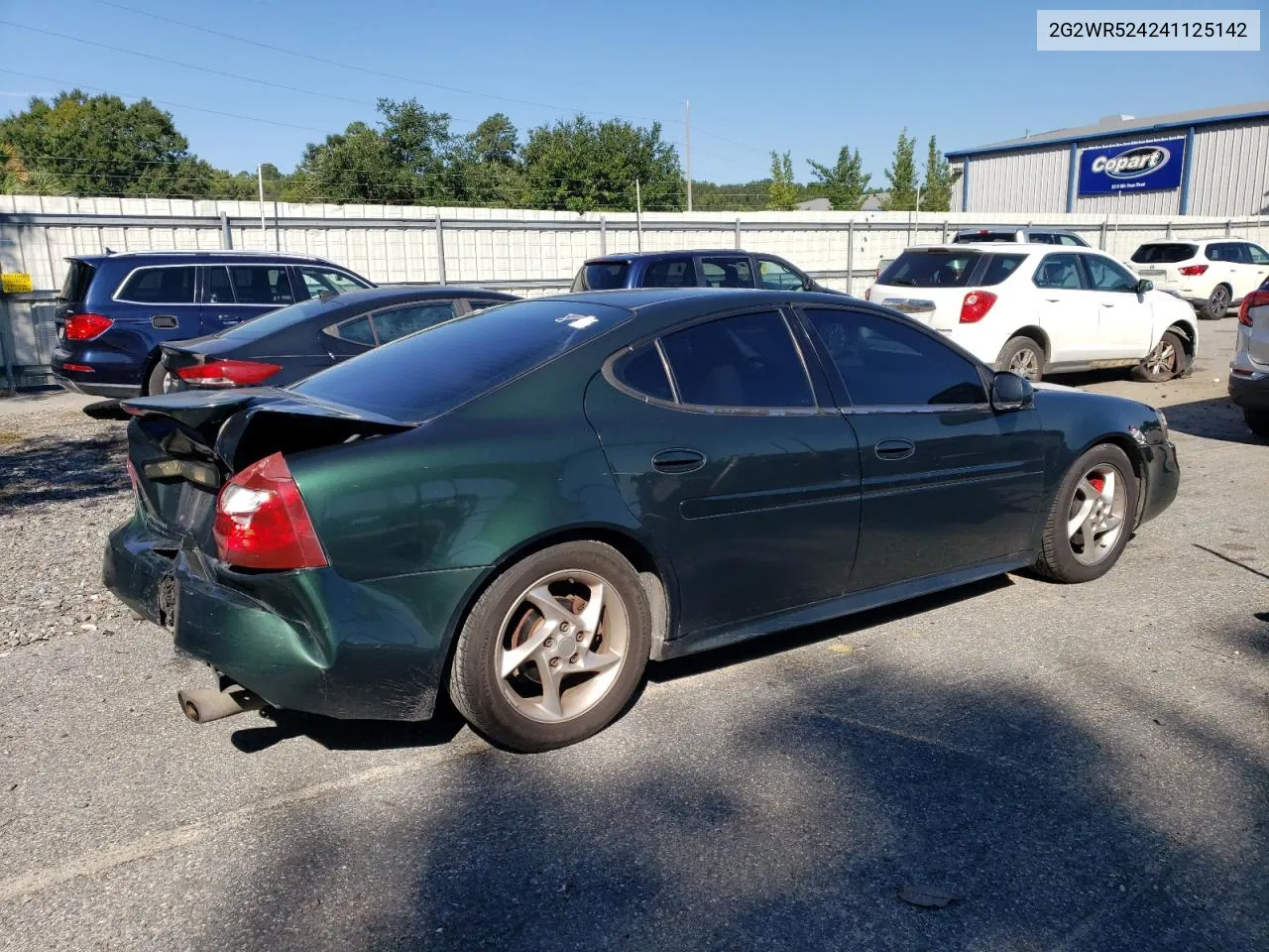 2G2WR524241125142 2004 Pontiac Grand Prix Gtp