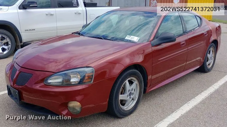 2G2WS522741372031 2004 Pontiac Grand Prix Gt