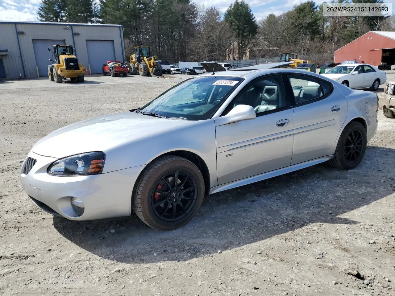 2005 Pontiac Grand Prix Gtp VIN: 2G2WR524151142693 Lot: 48721304