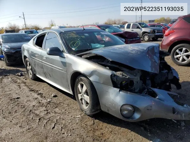 2G2WP522351193035 2005 Pontiac Grand Prix