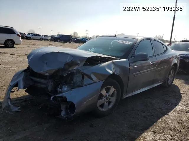 2G2WP522351193035 2005 Pontiac Grand Prix