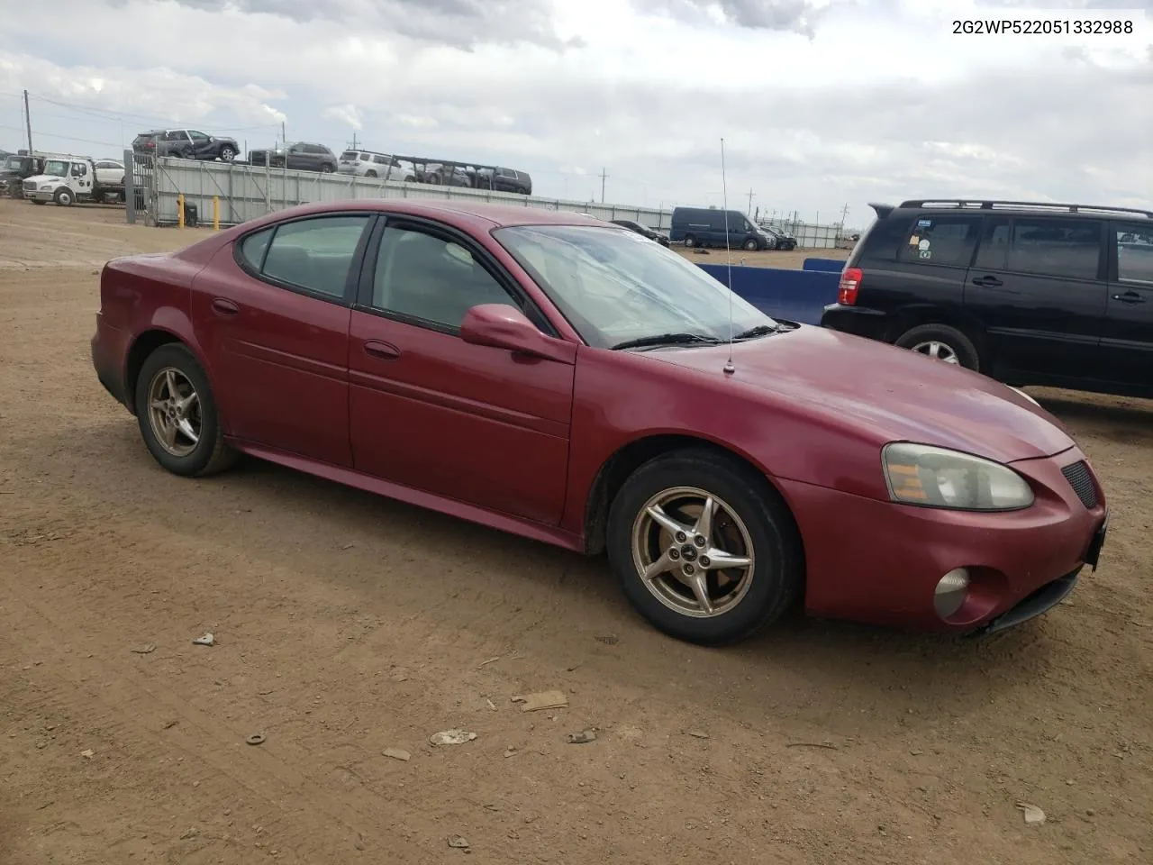 2005 Pontiac Grand Prix VIN: 2G2WP522051332988 Lot: 53348984