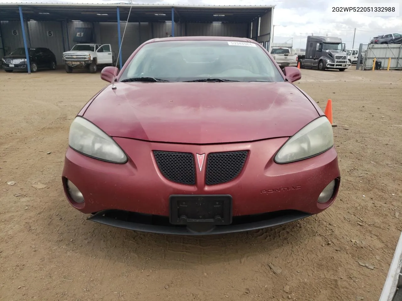 2G2WP522051332988 2005 Pontiac Grand Prix