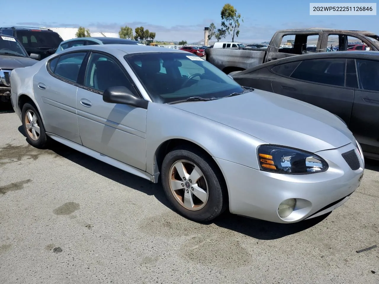 2005 Pontiac Grand Prix VIN: 2G2WP522251126846 Lot: 55185024