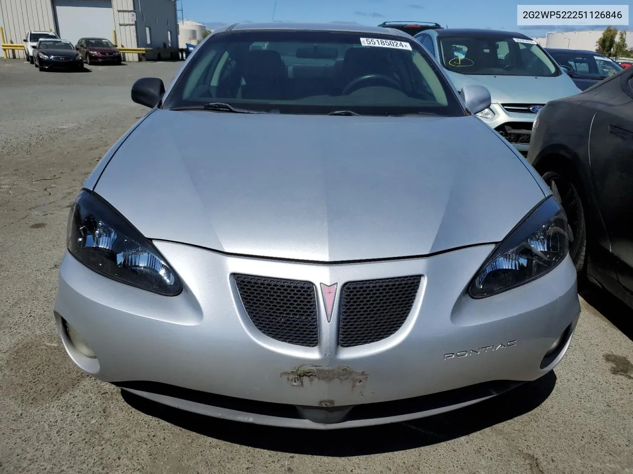 2005 Pontiac Grand Prix VIN: 2G2WP522251126846 Lot: 55185024