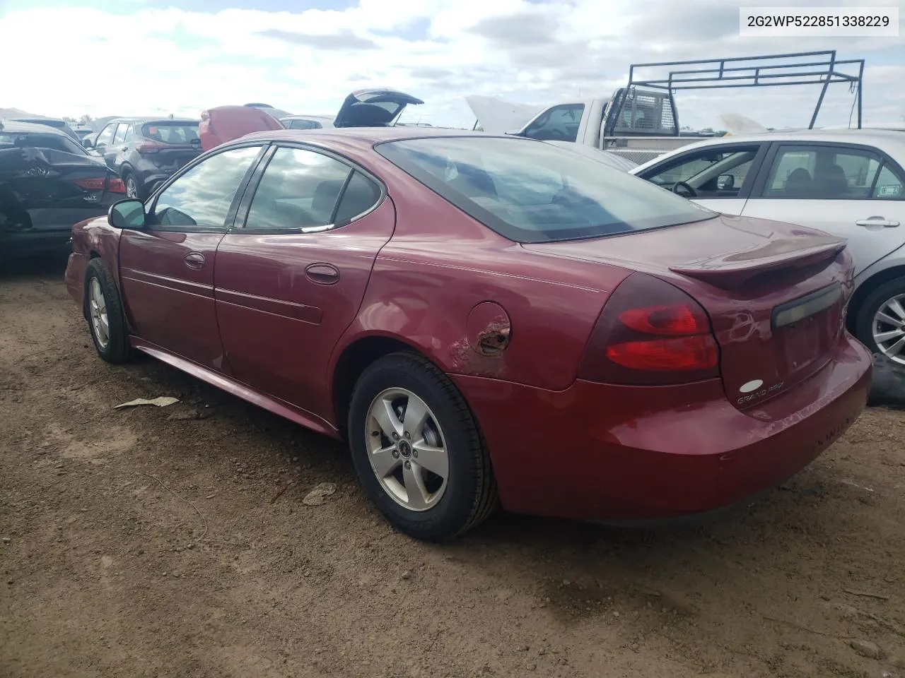 2005 Pontiac Grand Prix VIN: 2G2WP522851338229 Lot: 55289184