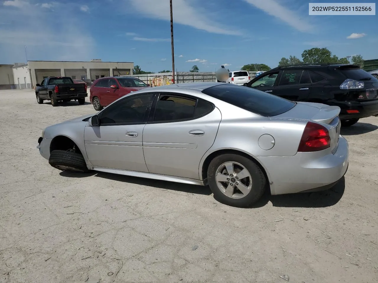 2005 Pontiac Grand Prix VIN: 2G2WP522551152566 Lot: 55469964