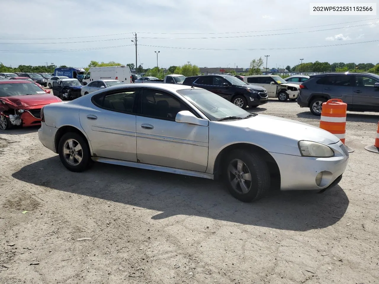 2005 Pontiac Grand Prix VIN: 2G2WP522551152566 Lot: 55469964