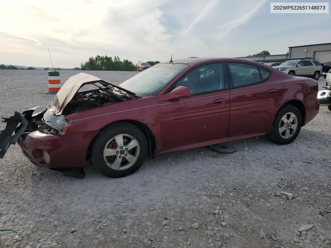 2005 Pontiac Grand Prix VIN: 2G2WP522651148073 Lot: 57028464