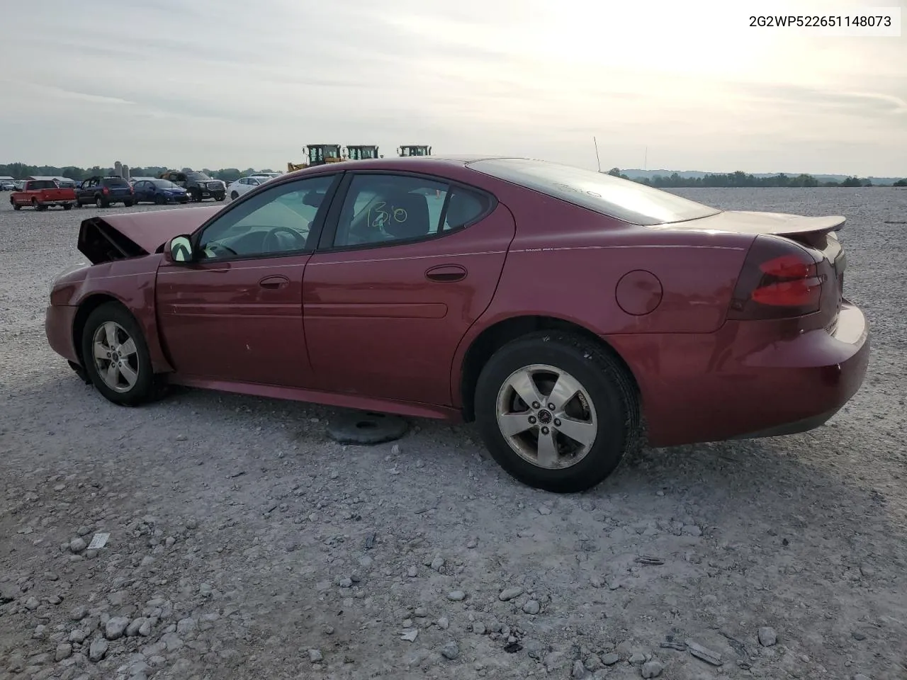 2005 Pontiac Grand Prix VIN: 2G2WP522651148073 Lot: 57028464