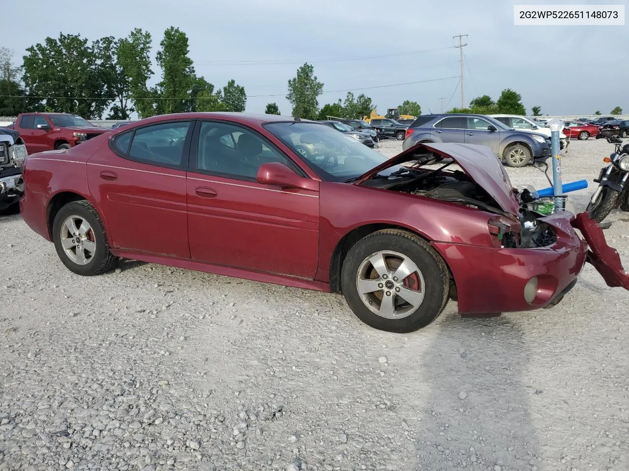 2005 Pontiac Grand Prix VIN: 2G2WP522651148073 Lot: 57028464