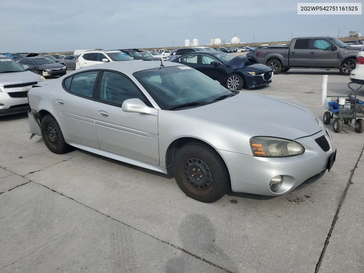 2005 Pontiac Grand Prix VIN: 2G2WP542751161525 Lot: 57955314