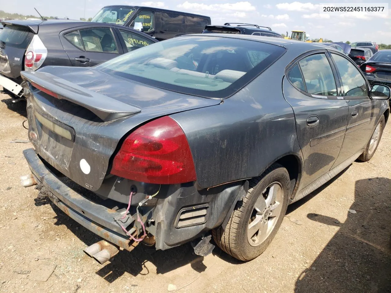 2005 Pontiac Grand Prix Gt VIN: 2G2WS522451163377 Lot: 58225574