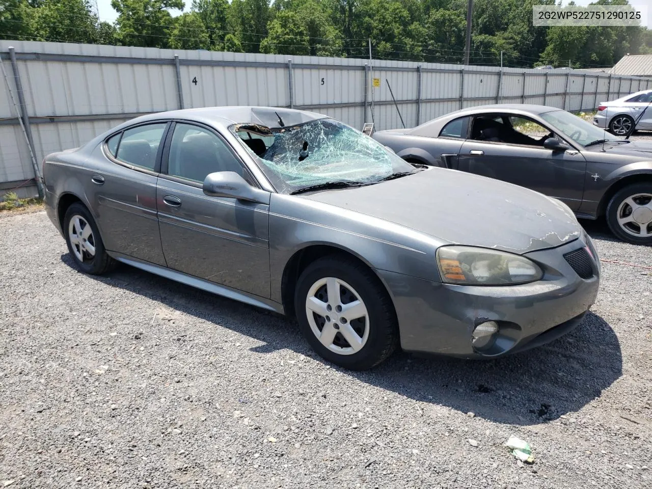 2005 Pontiac Grand Prix VIN: 2G2WP522751290125 Lot: 59541524