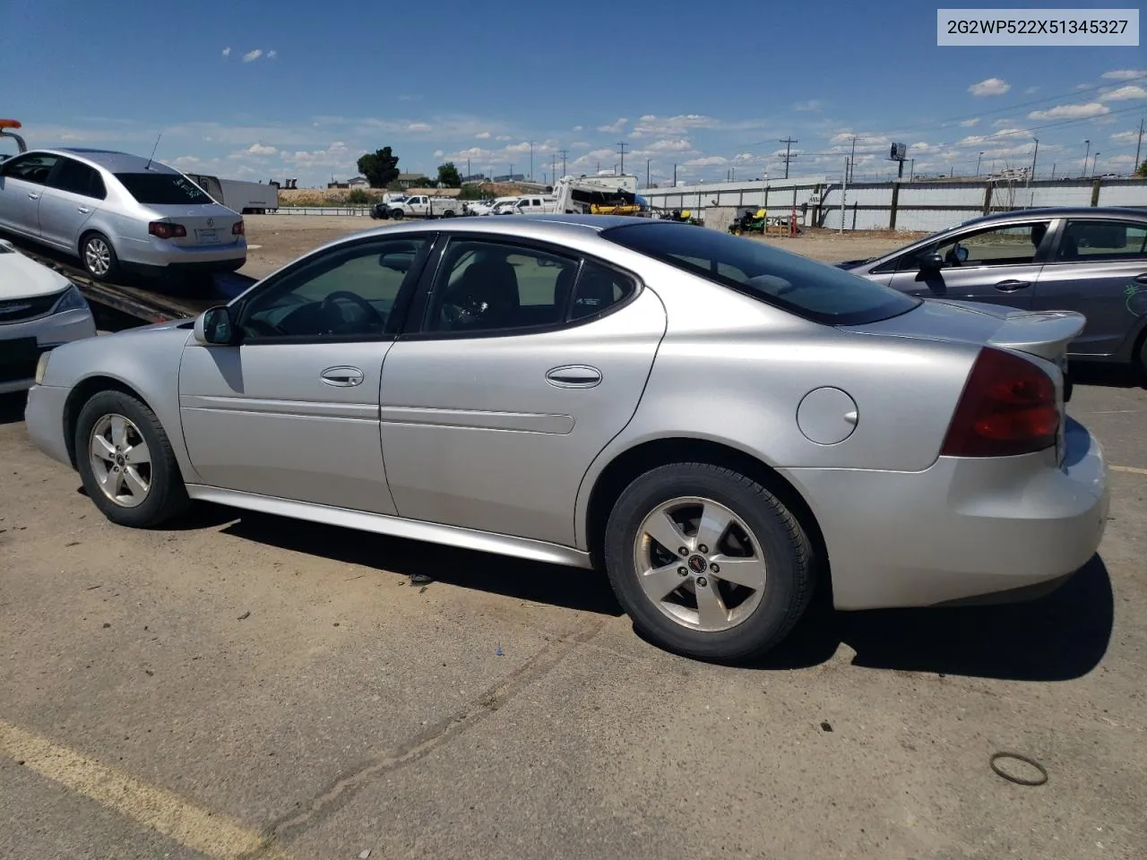 2005 Pontiac Grand Prix VIN: 2G2WP522X51345327 Lot: 60097814