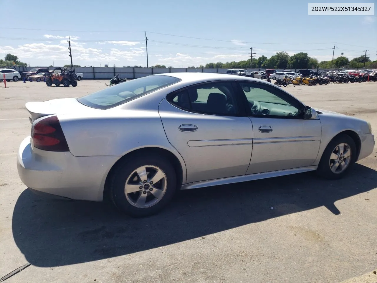 2005 Pontiac Grand Prix VIN: 2G2WP522X51345327 Lot: 60097814