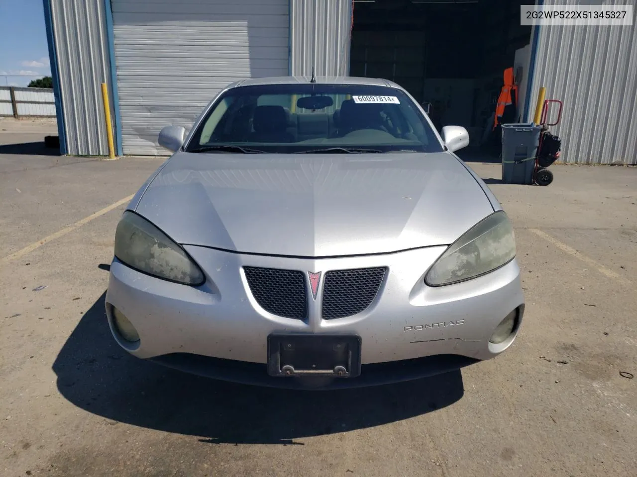 2005 Pontiac Grand Prix VIN: 2G2WP522X51345327 Lot: 60097814