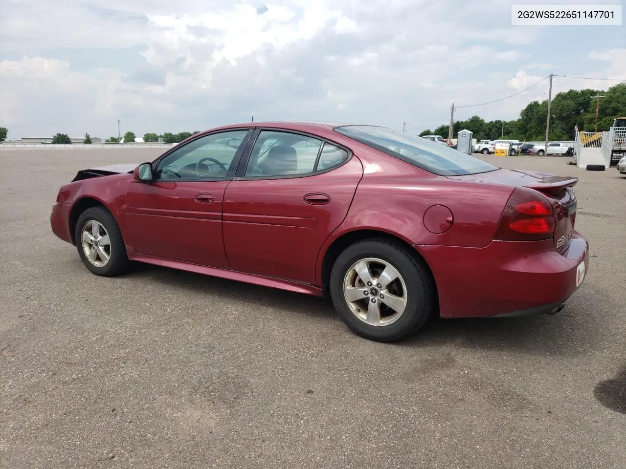 2005 Pontiac Grand Prix Gt VIN: 2G2WS522651147701 Lot: 61740224