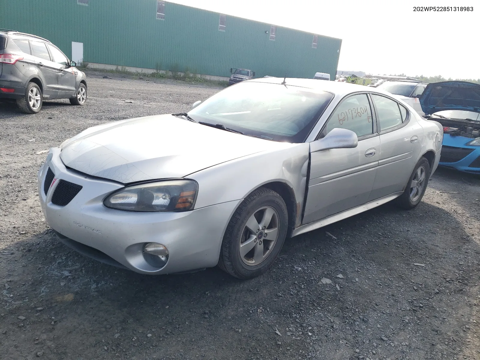 2005 Pontiac Grand Prix VIN: 2G2WP522851318983 Lot: 62173604