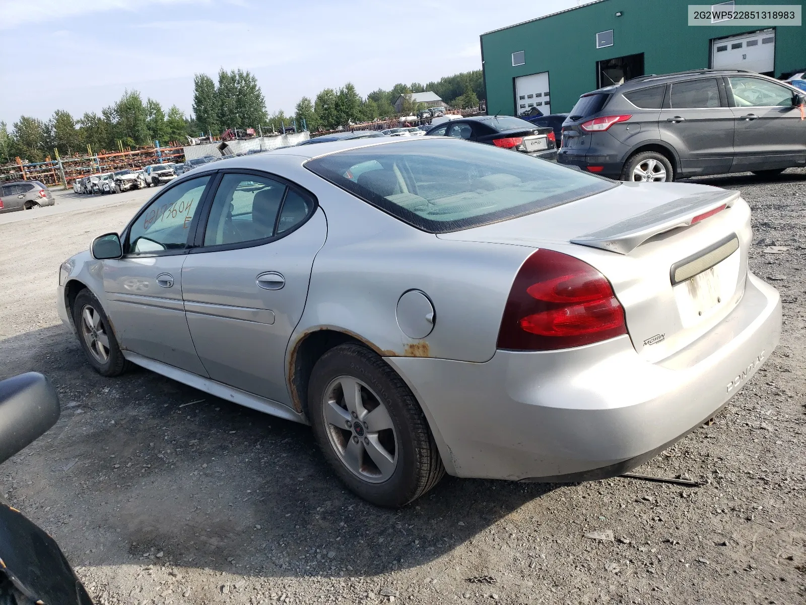 2005 Pontiac Grand Prix VIN: 2G2WP522851318983 Lot: 62173604