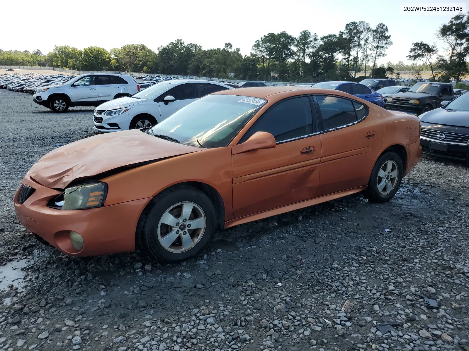 2005 Pontiac Grand Prix VIN: 2G2WP522451232148 Lot: 62222434