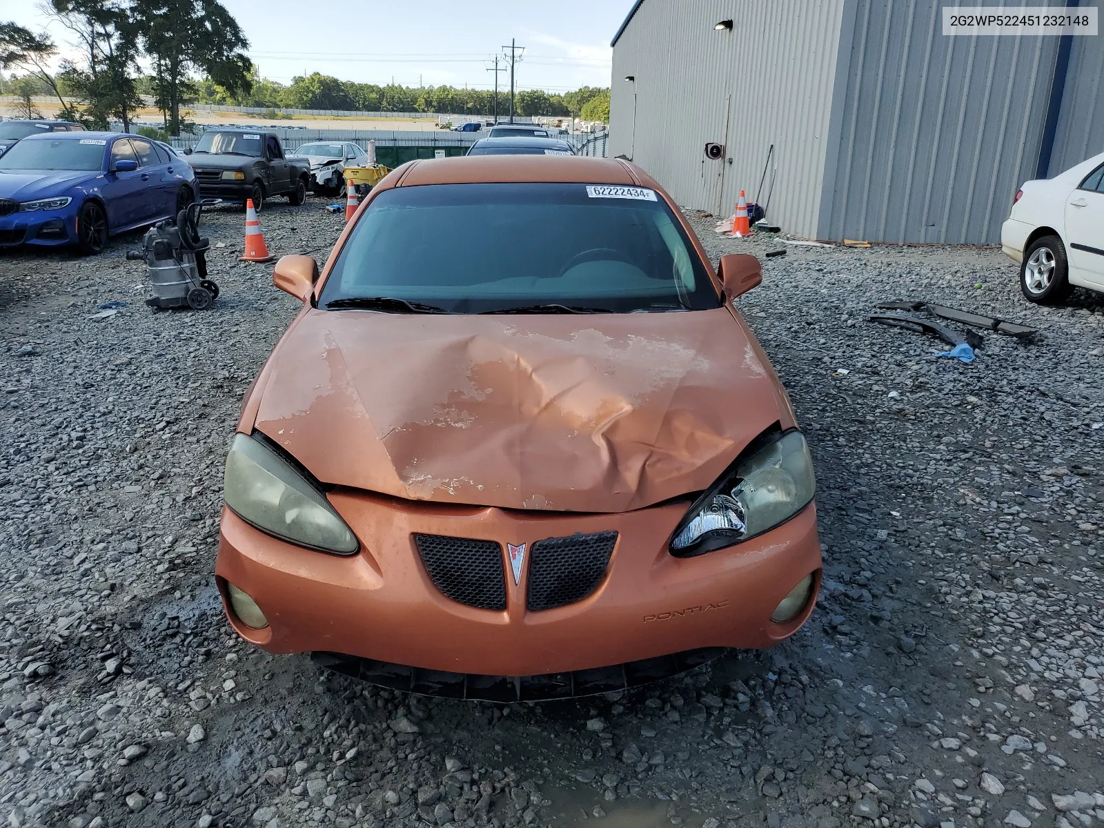 2005 Pontiac Grand Prix VIN: 2G2WP522451232148 Lot: 62222434