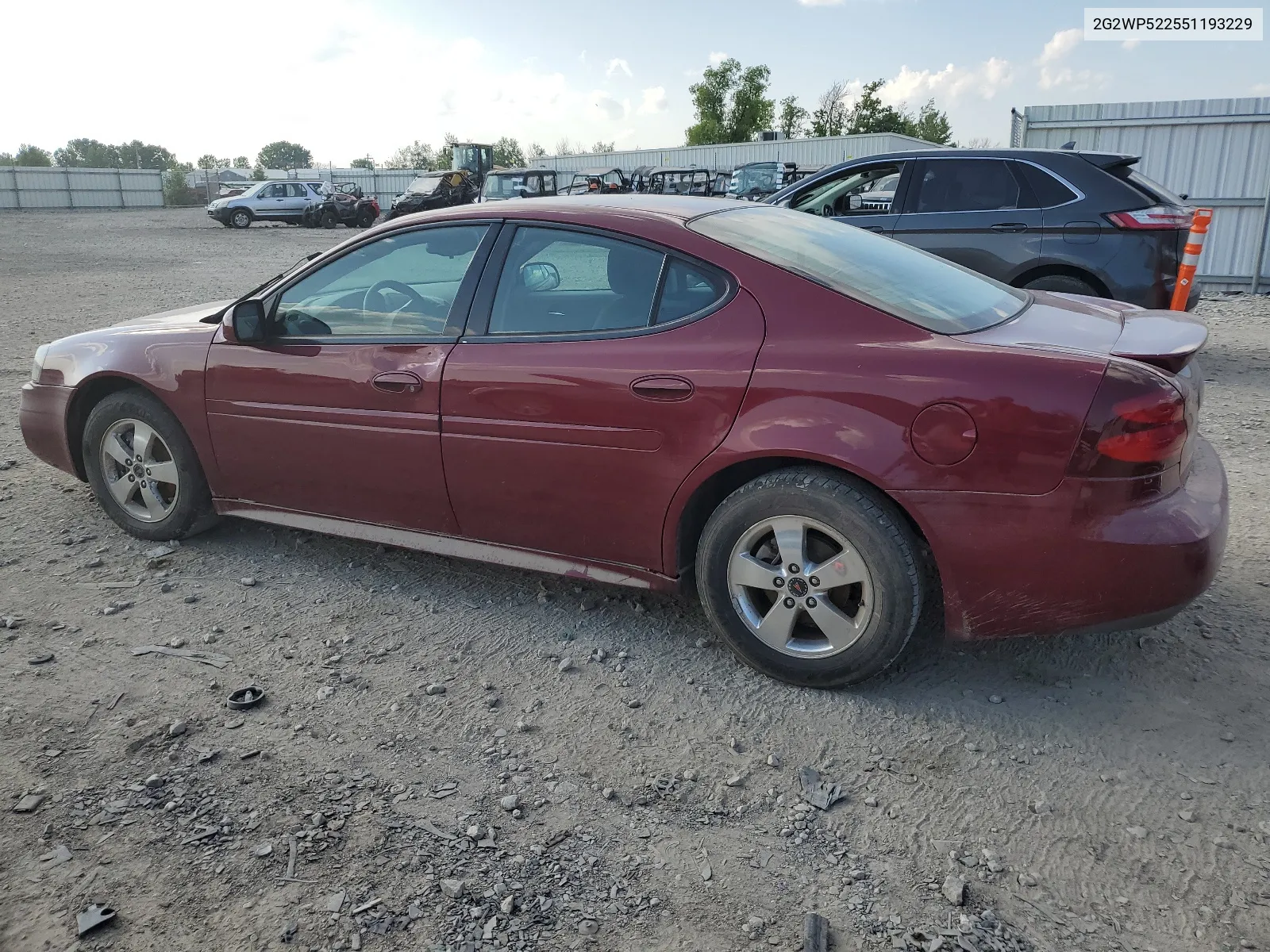 2005 Pontiac Grand Prix VIN: 2G2WP522551193229 Lot: 62631364