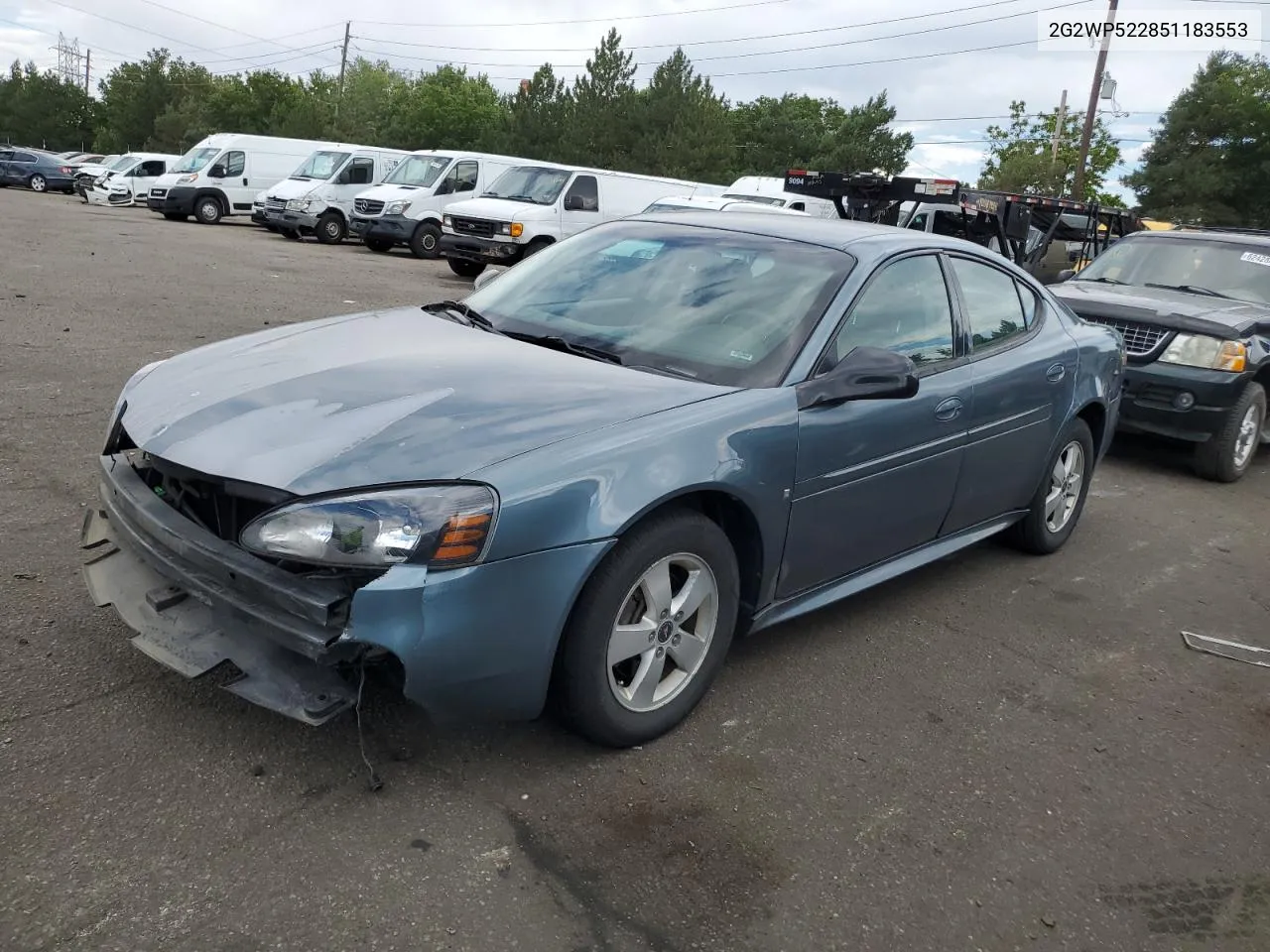 2005 Pontiac Grand Prix VIN: 2G2WP522851183553 Lot: 62632954