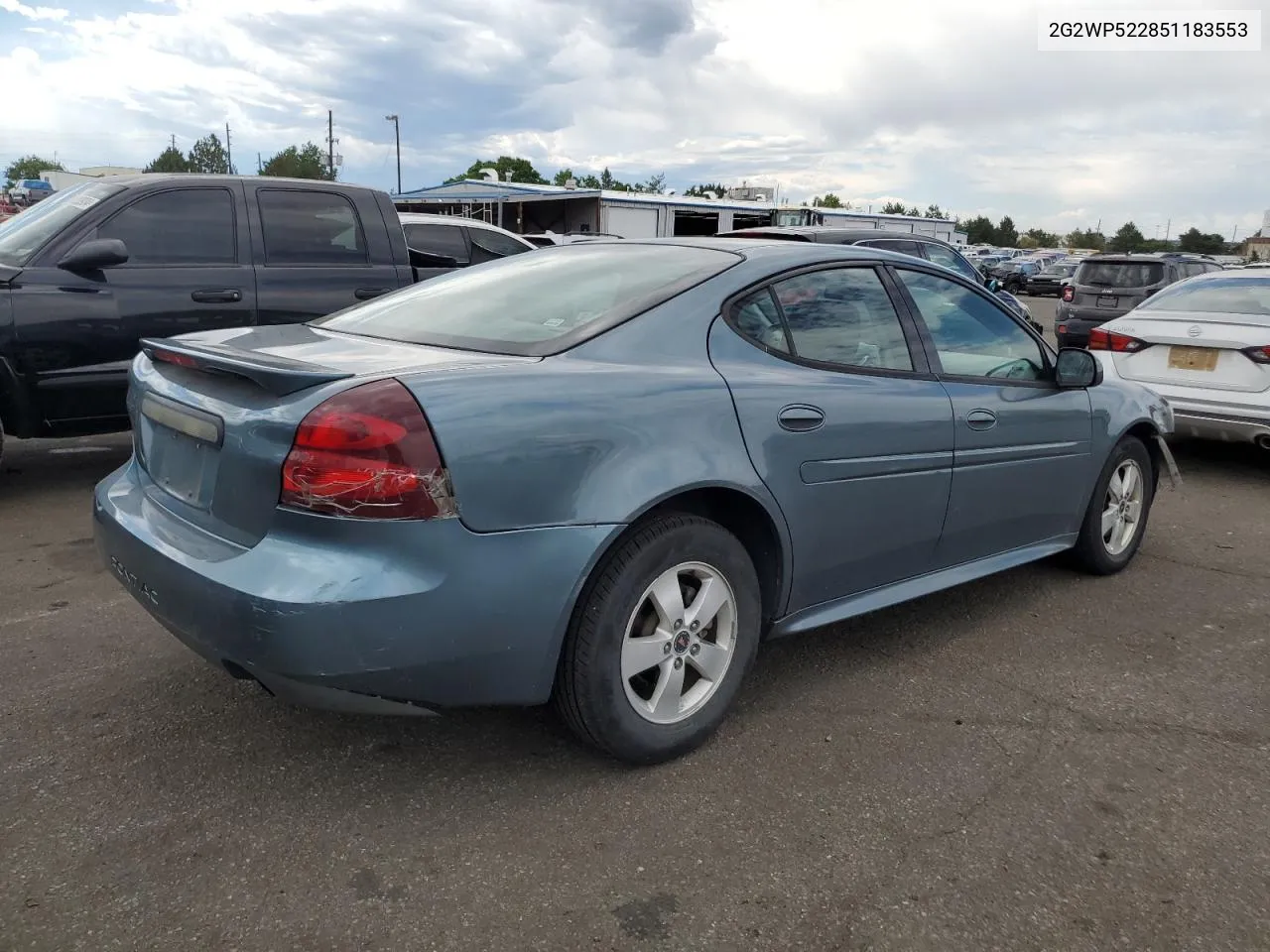 2005 Pontiac Grand Prix VIN: 2G2WP522851183553 Lot: 62632954