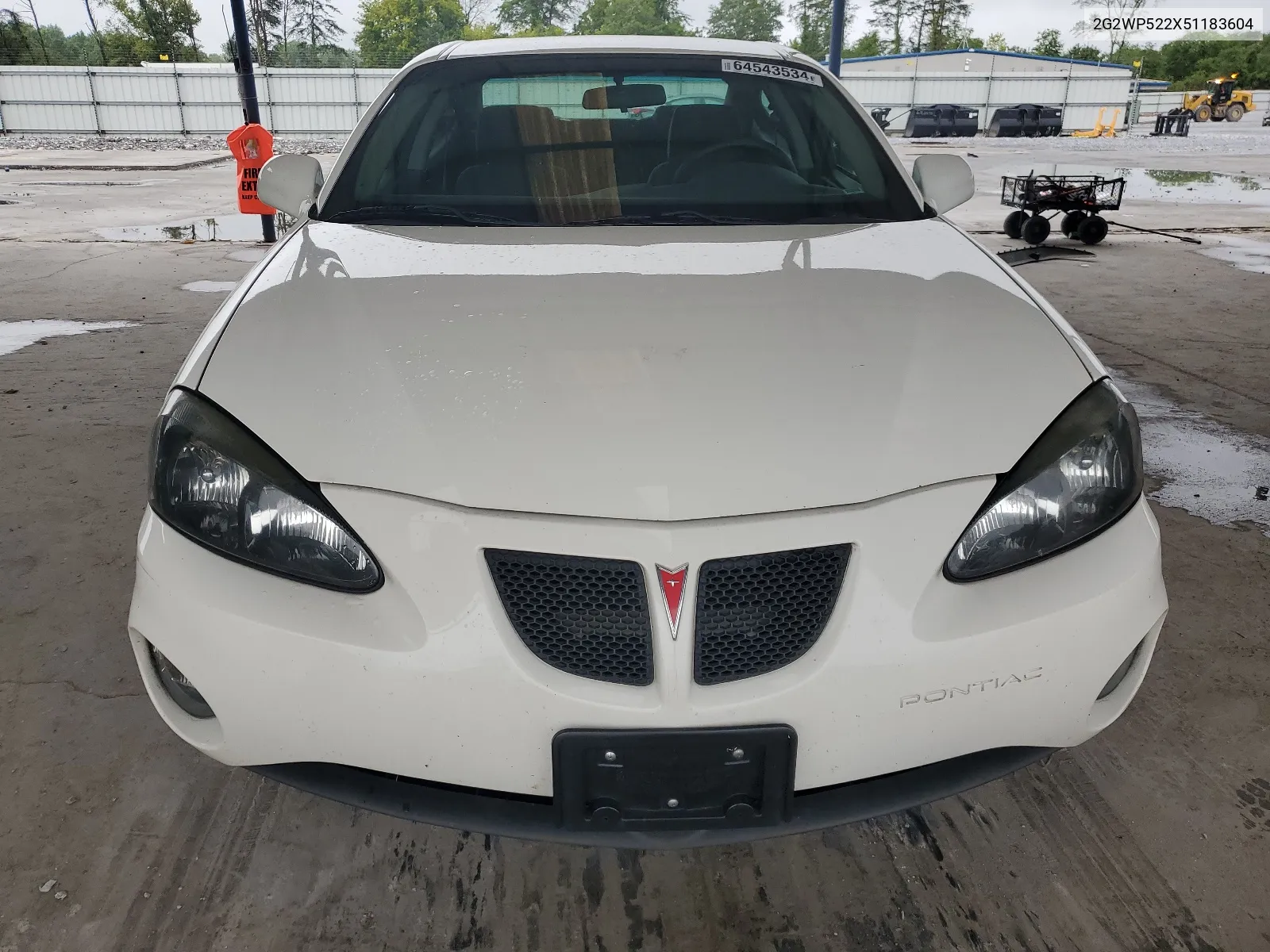 2005 Pontiac Grand Prix VIN: 2G2WP522X51183604 Lot: 64543534