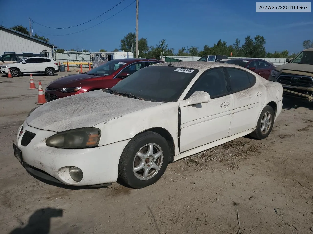 2005 Pontiac Grand Prix Gt VIN: 2G2WS522X51160967 Lot: 68724544