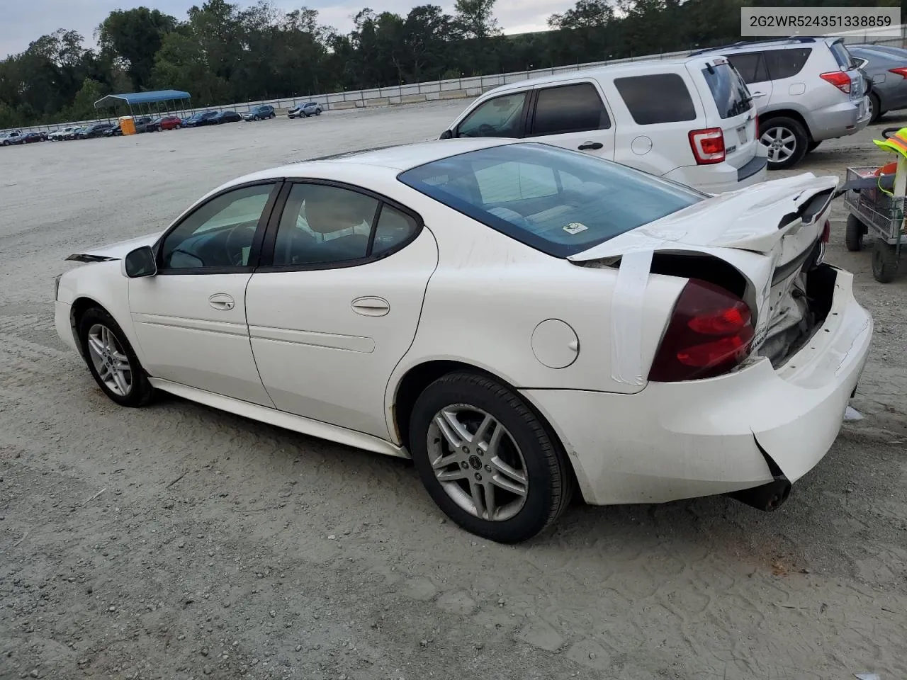 2005 Pontiac Grand Prix Gtp VIN: 2G2WR524351338859 Lot: 71636624