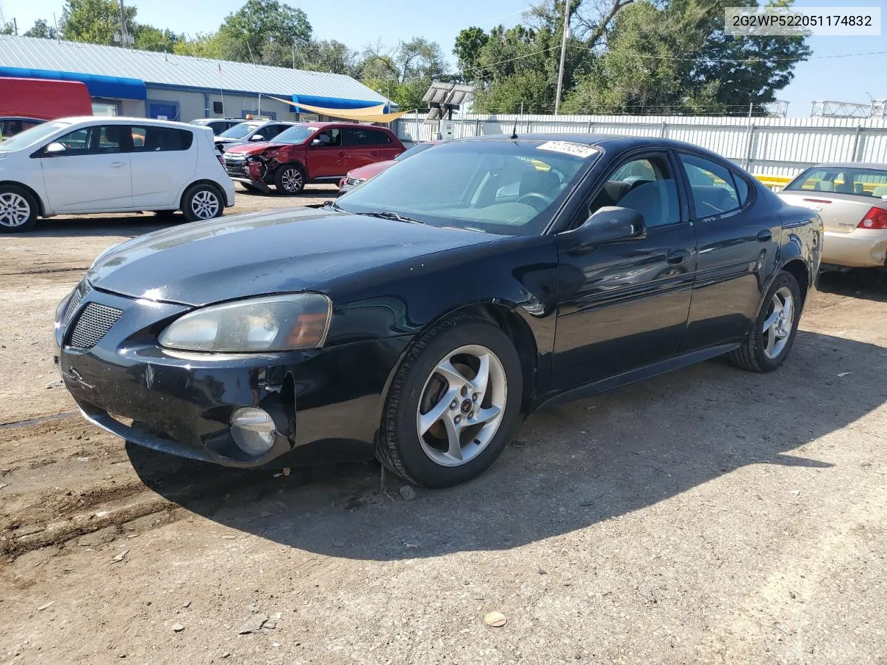 2005 Pontiac Grand Prix VIN: 2G2WP522051174832 Lot: 72215234