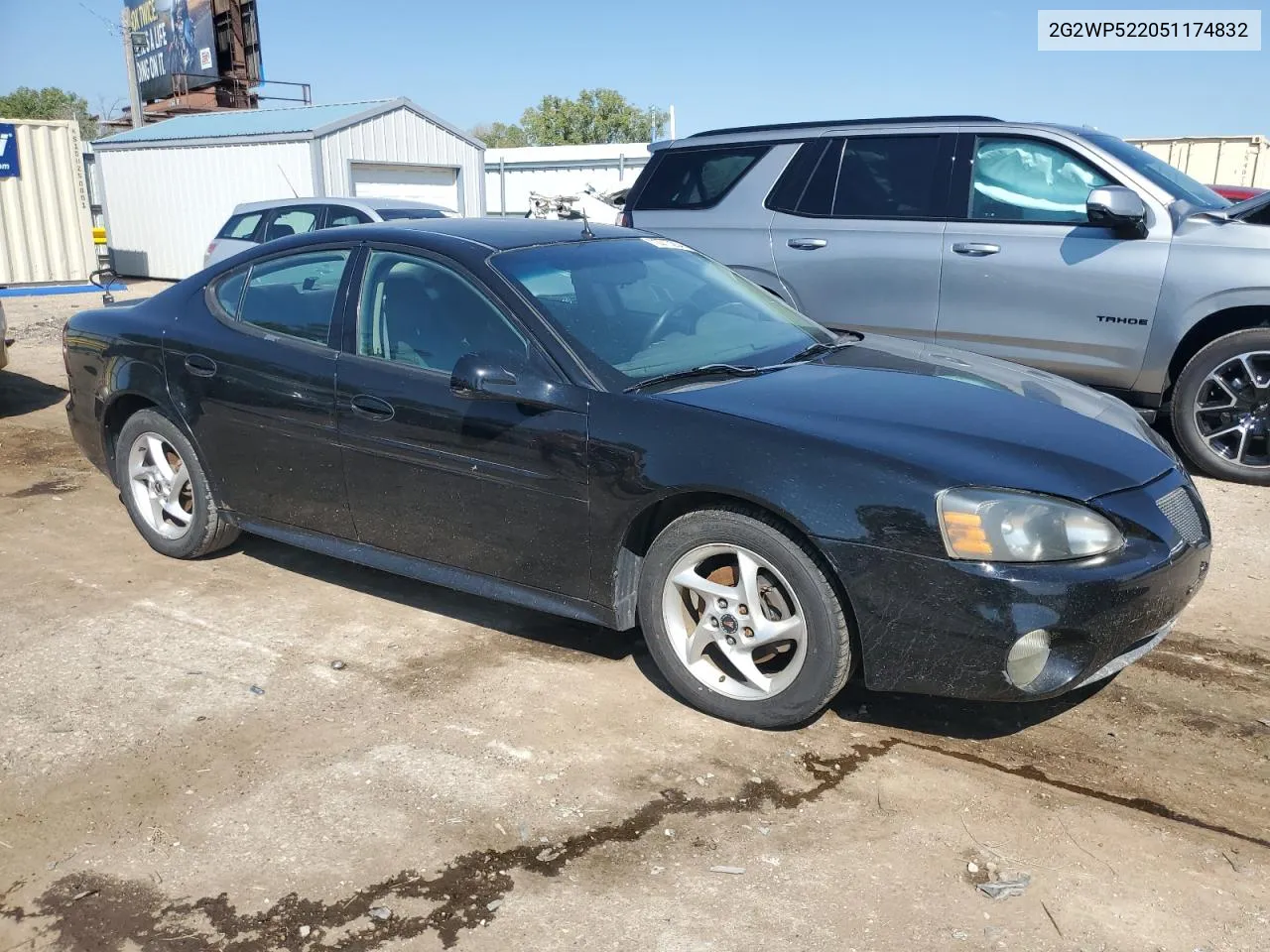 2005 Pontiac Grand Prix VIN: 2G2WP522051174832 Lot: 72215234