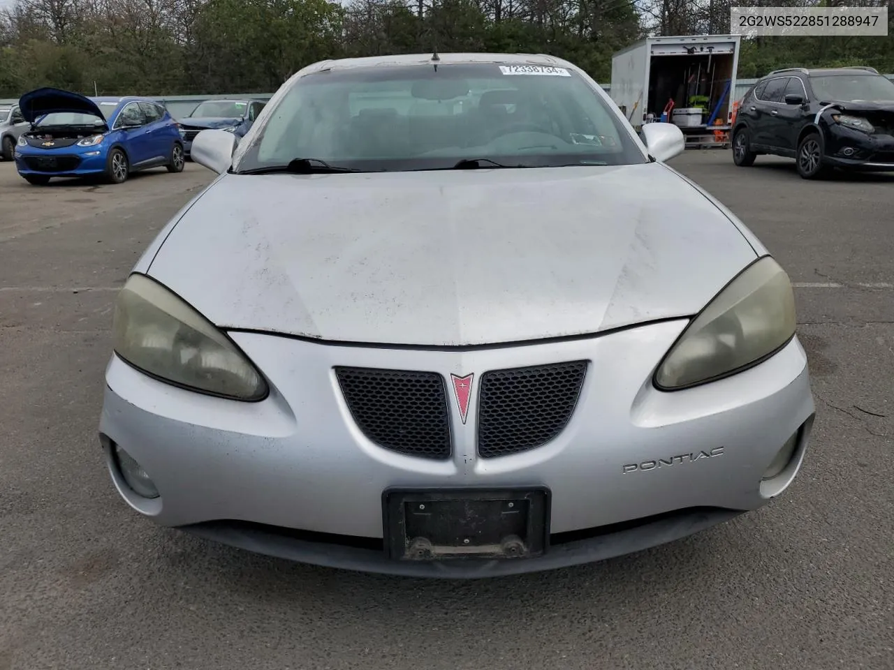 2G2WS522851288947 2005 Pontiac Grand Prix Gt